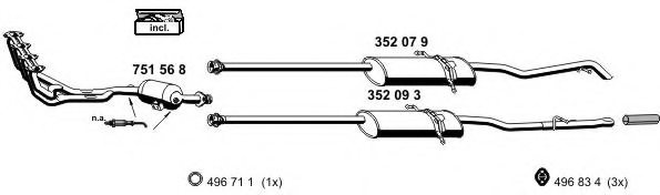 ERNST 040685 Exhaust System